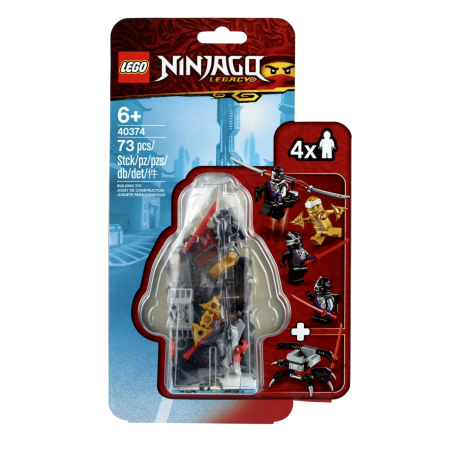 LEGO Ninjago 40374 Zestaw akcesoriów i minifigurek ze złotym Zane'em